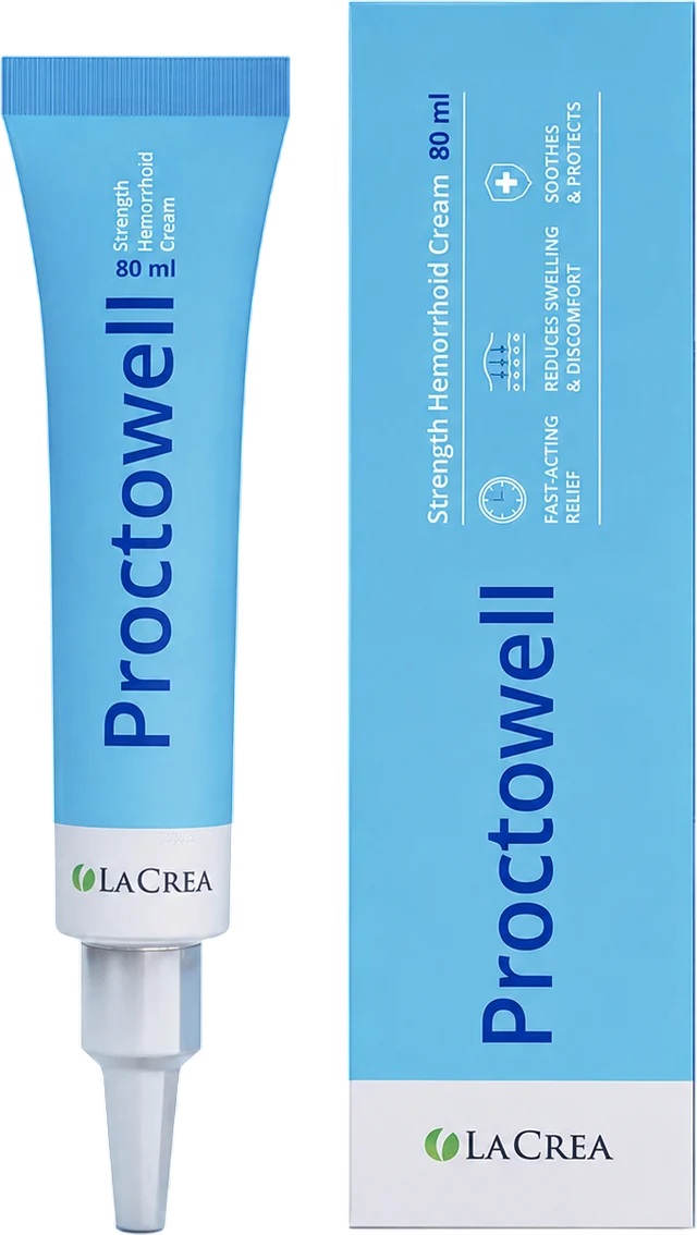Proctowell krem na hemoroidy, 80 ml